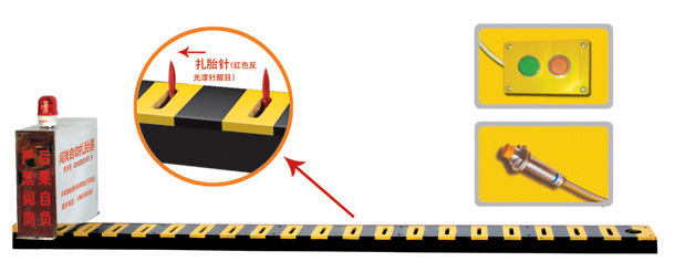 龙陵县V3嵌入式闯岗自动扎胎器/阻车器